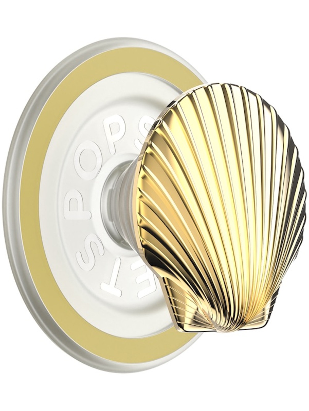Gold Seashell PopSocket Phone Grip